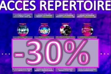 RÉDUCTION DE 30% SUR LE RÉPERTOIRE DE JjGvibrasons