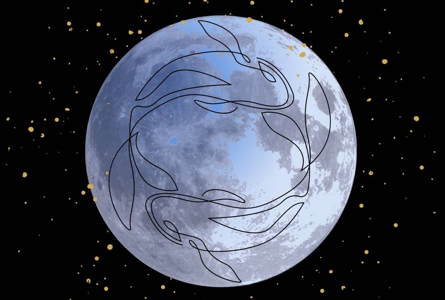 Astrologie Intuitive La Super Pleine Lune Bleue Des Poissons Presse Galactique